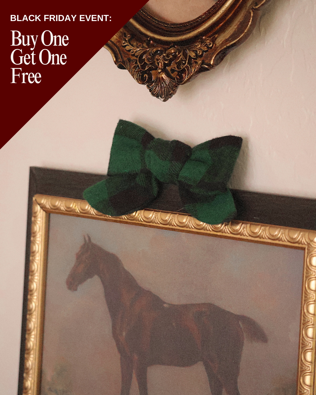 KENZIE BOW | HOLIDAY GINGHAM