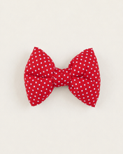 Load image into Gallery viewer, BOWTIE | RED POLKA DOTS
