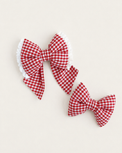 Load image into Gallery viewer, BOWTIE | RED GINGHAM

