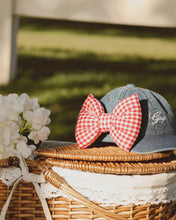 Load image into Gallery viewer, BOWTIE | RED GINGHAM
