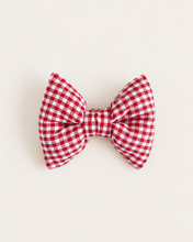 Load image into Gallery viewer, BOWTIE | RED GINGHAM
