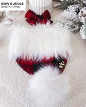 Load image into Gallery viewer, BOW BUNDLE | SANTA PAWS
